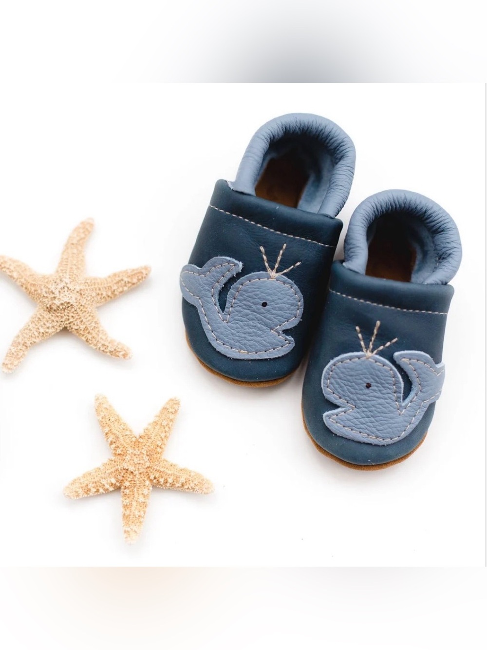 Starry Knight Design Handmade Leather Baby Shoes